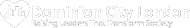 Logo of Dominion City London featuring a heart with a city skyline, accompanied by the text "Raising Leaders That Transform Society."